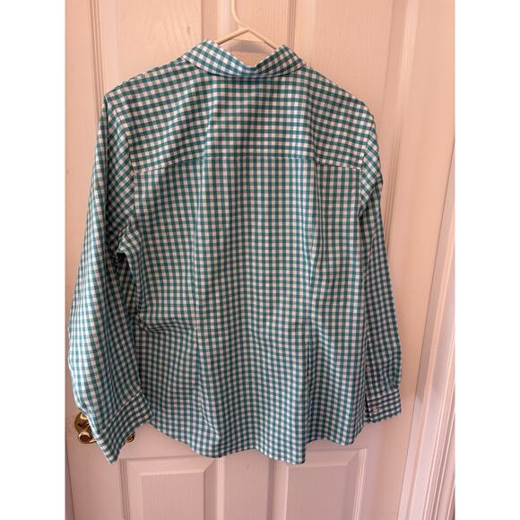 Jones New York Signature Women's Size-Large, green Print Long Sleeve - Picture 12 of 15